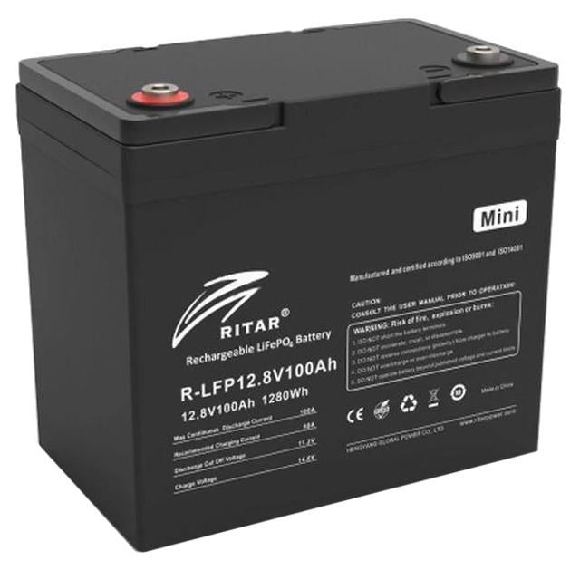 Батарея літієва акумуляторна Ritar R-LFP12.8V100AH-MINI LiFePo4 12 В 100 Aг