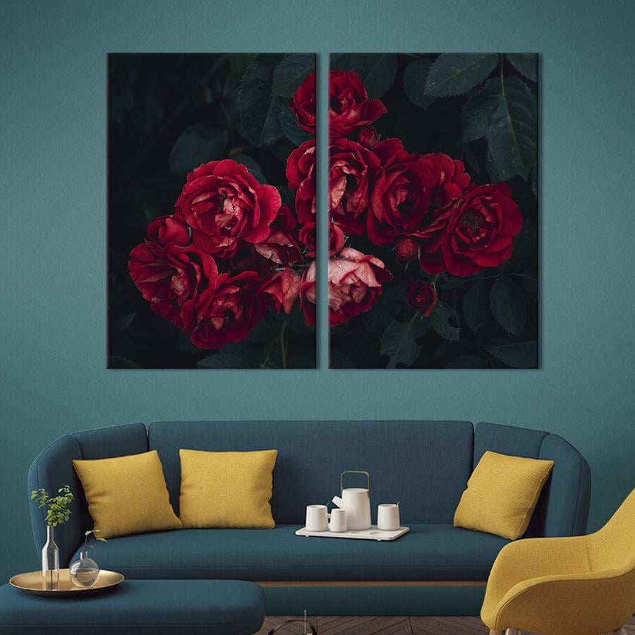 Картина на полотні Червона троянда 165x122 см (924-2)