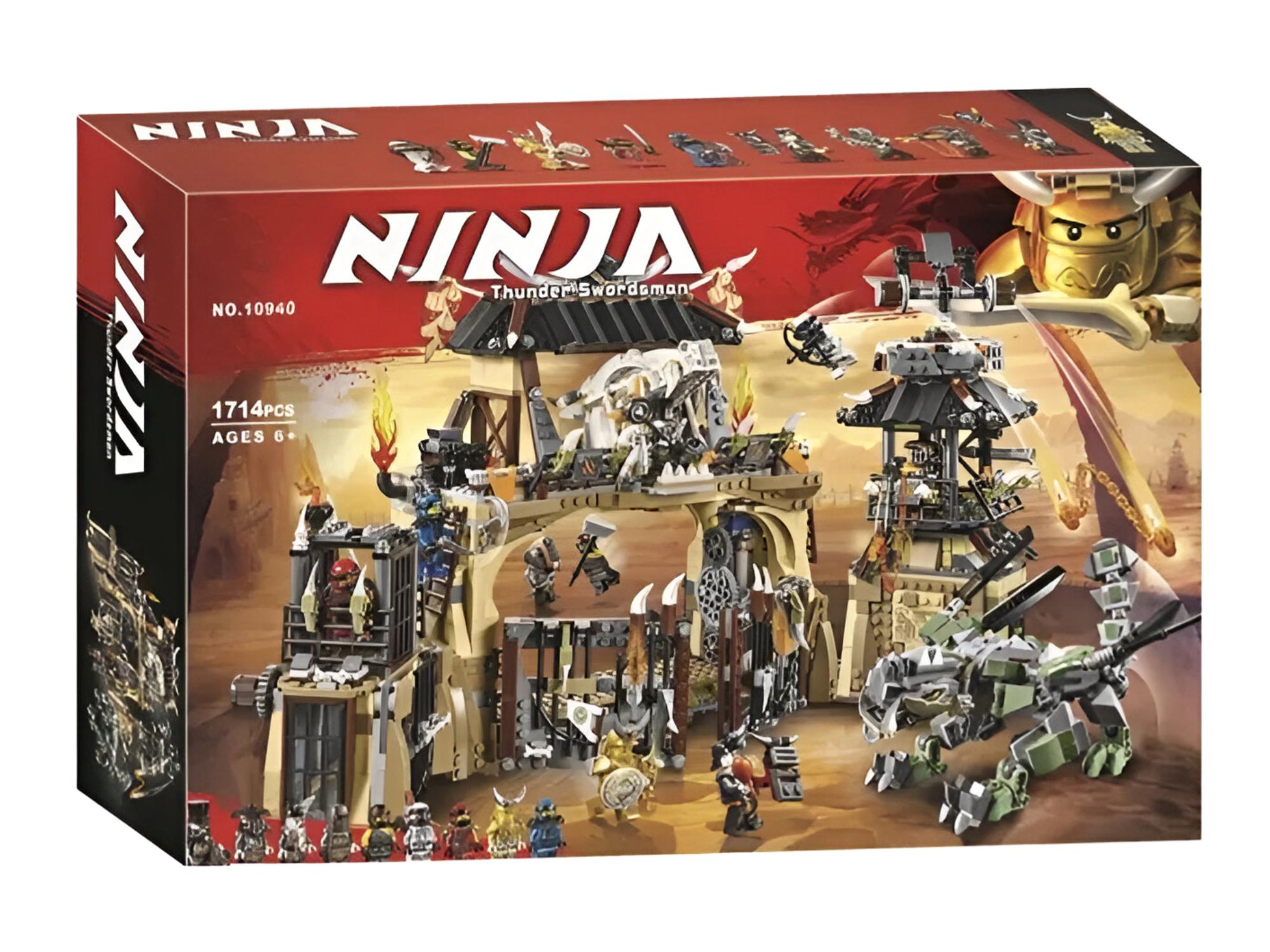 Конструктор детский Ninjago Пещера драконов 1714 дет. (10940) - фото 2