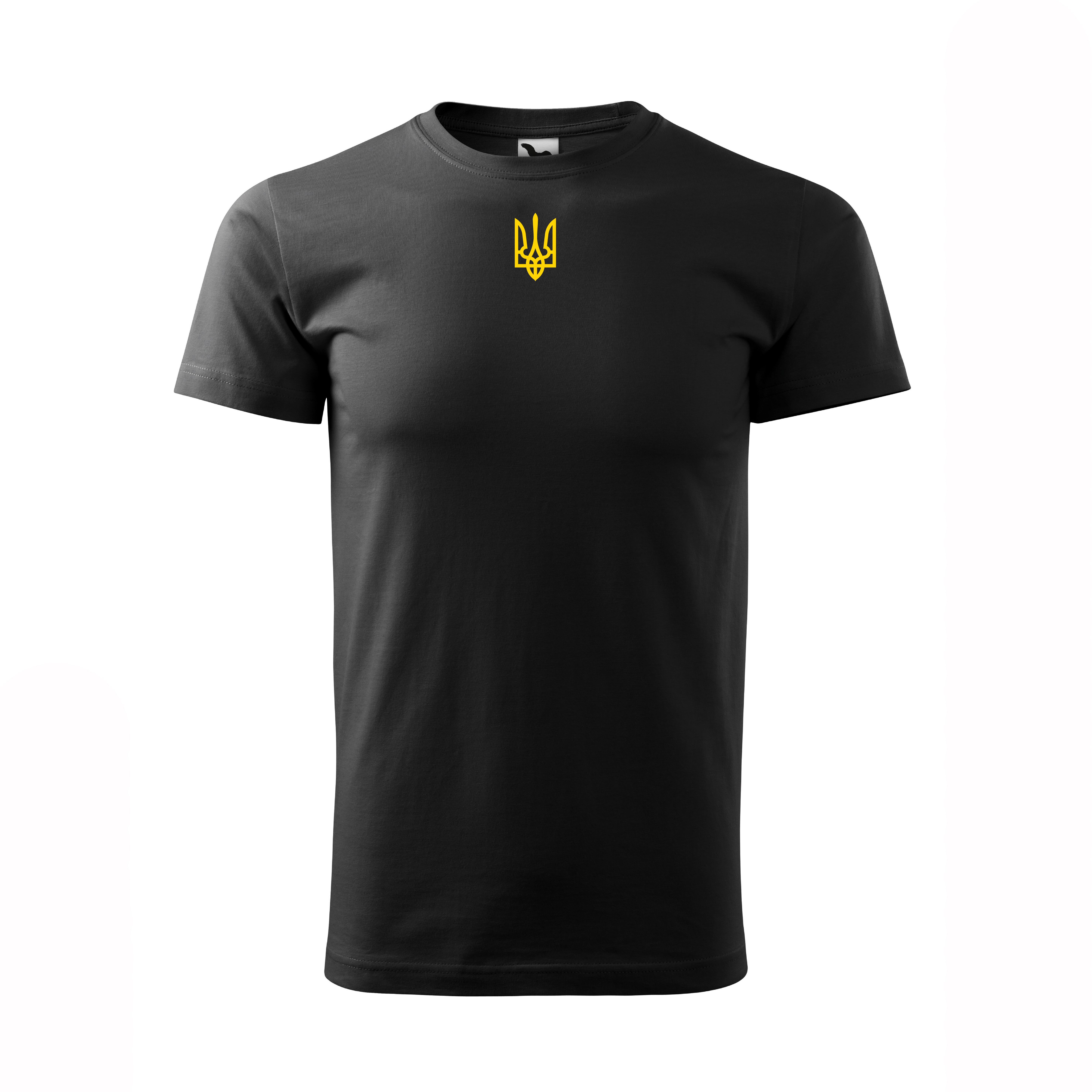 Футболка патриотическая с вышивкой Герб Украины XL Желтый/Черный (11228820) Футболка патриотическая с вышивкой Герб Украины XL Желтый/Черный (11228820)