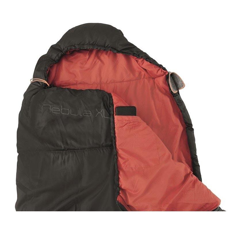 Спальный мешок Easy Camp Nebula XL 5/0°C 200 см Left Zip Black (240158) - фото 6