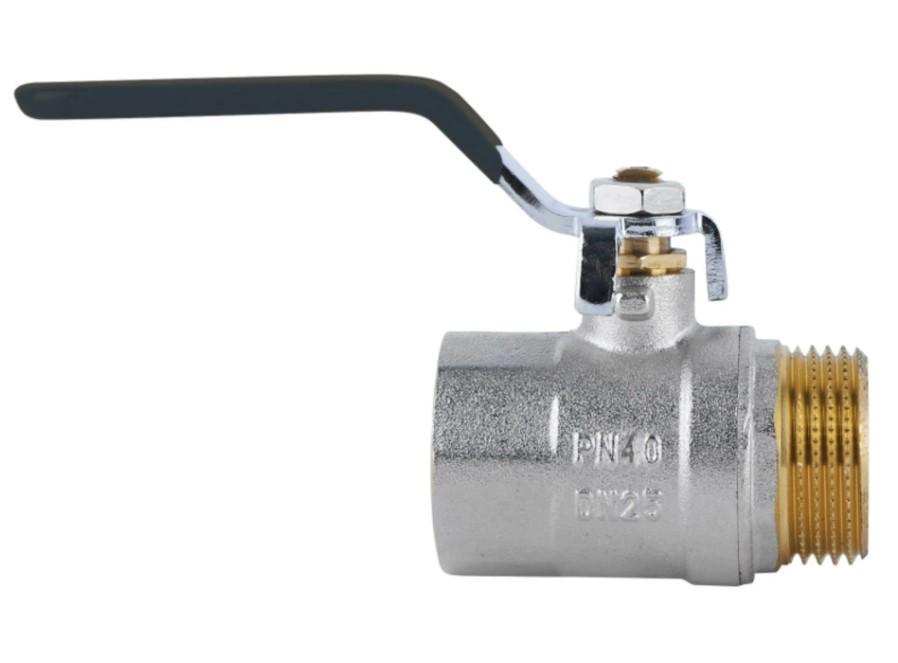 Кран шаровой Thermo Alliance Base 1" ВН прямой PN40 рычаг (SD605W25)