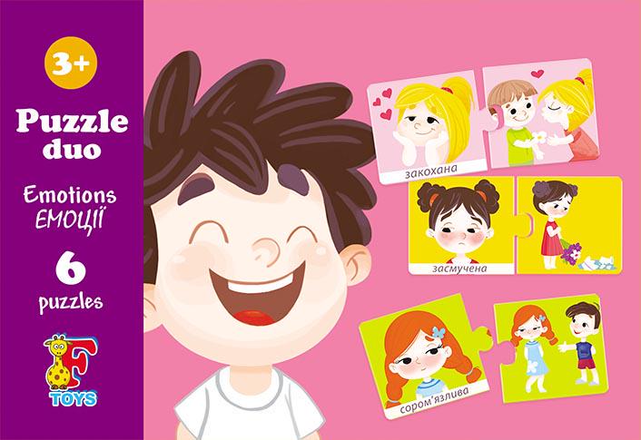 Пазли F-Toys із серії Я рахую 6 елементів (MTT-162470) Пазли F-Toys із серії Я рахую 6 елементів (MTT-162470)