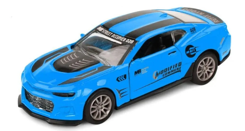 Іграшковий автомобіль модельний Chevrolet Camaro ap74165 масштаб 1:32 Бірюзовий (RLT46894s59342)