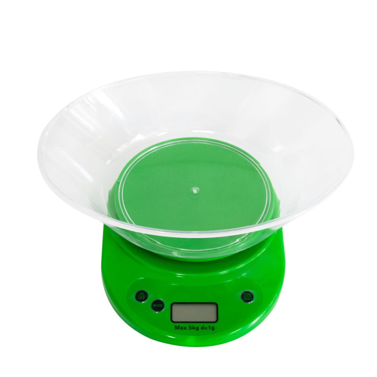 Весы электронные для кухни Electronic kitchen scale KE-2 до 5кг Зеленый (1009998-Green)