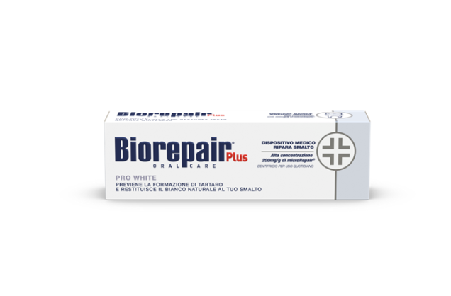 Зубная паста Biorepair Pro White Plus без фтора 75 мл (1447)