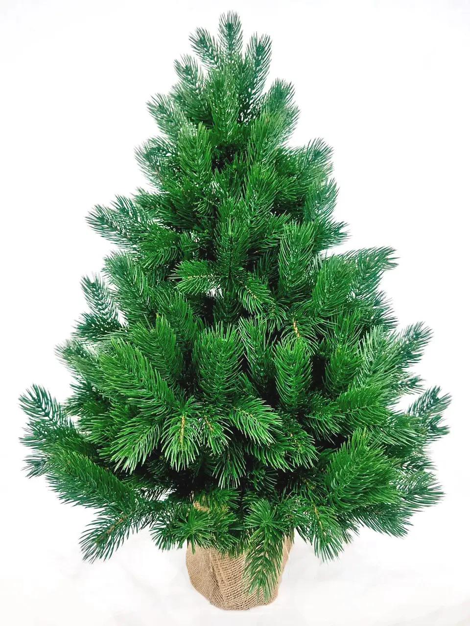 Искусственная елка литая HVOYA Pine Mini в мешковине 90 см Зеленый (810/90/G) - фото 1 Искусственная елка литая HVOYA Pine Mini в мешковине 90 см Зеленый (810/90/G) - фото 1