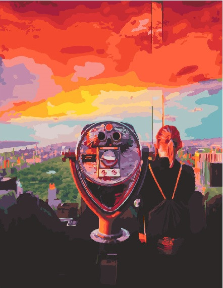 Картина по номерам Brushme Закат Централ Парк (GX23716)