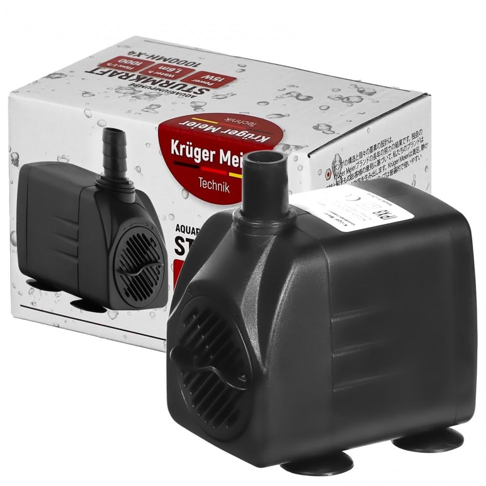 Насос водяной Kruger Meier Sturmkraft 1000 л/ч 15W (1000MH-X4) Насос водяной Kruger Meier Sturmkraft 1000 л/ч 15W (1000MH-X4)