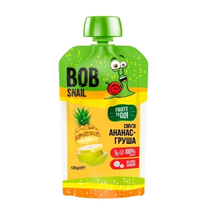 Смузи ананас-груша Bob Snail 120 г (1355550238)