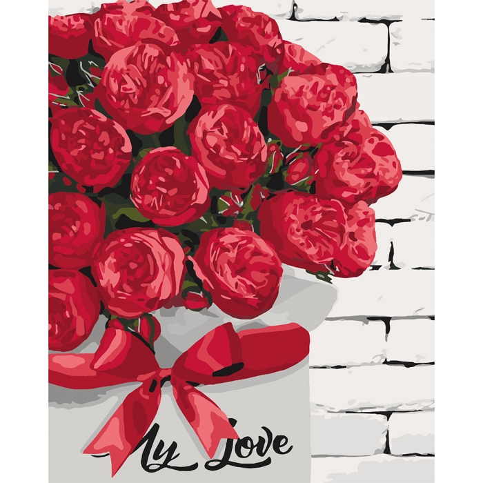 Картина по номерам Идейка Сюрприз для любимой КНО3070 40х50 см