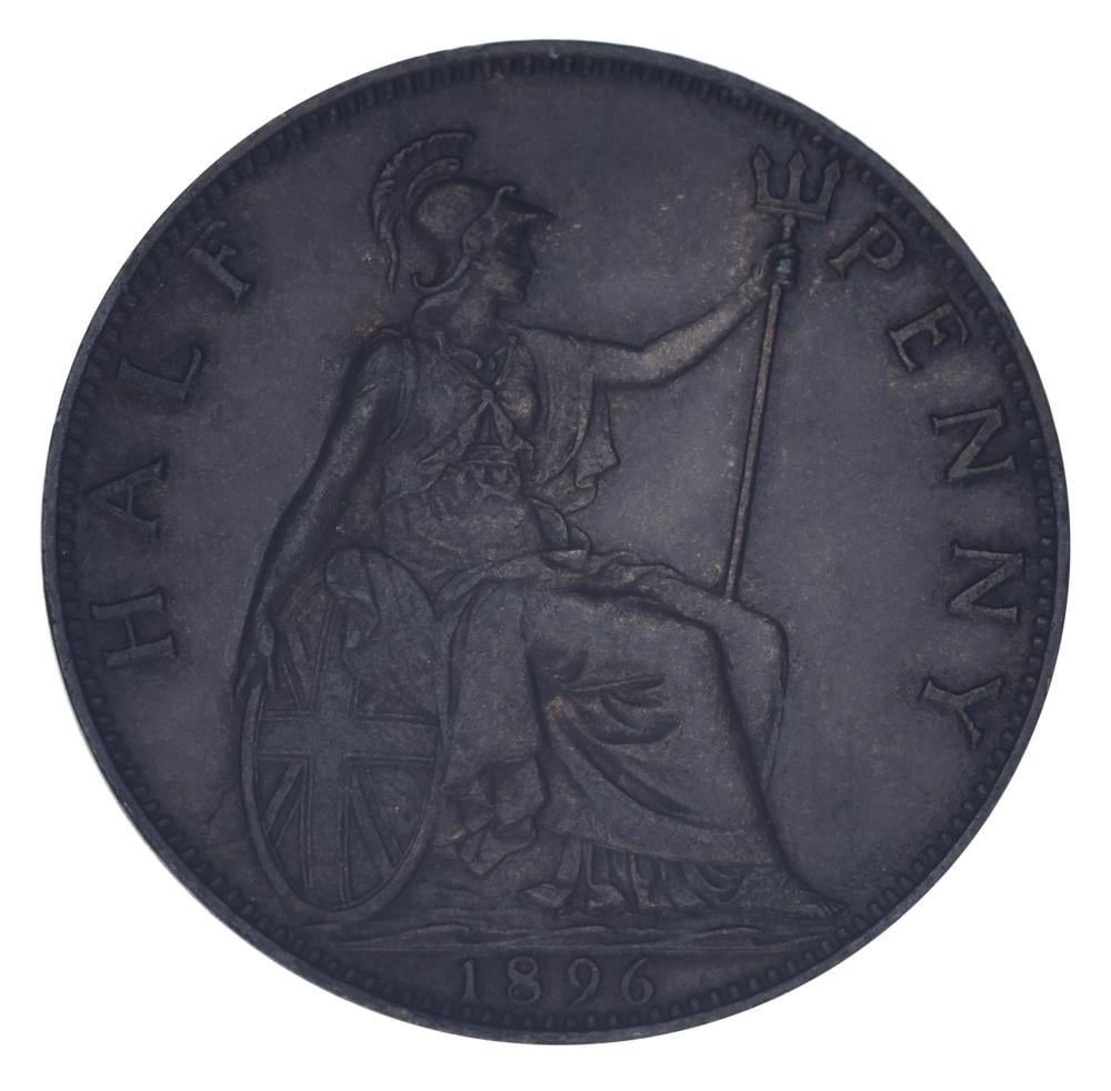 Колекційна монета Великобританія 0,5 пенні 1896 F-VF Half Penny (М24417)