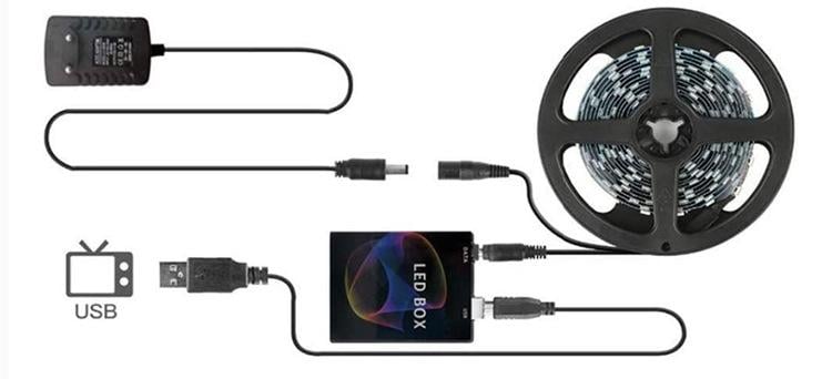 Підсвітка LED Ambilight Adalight Dream Ambibox Ambilight Prismatik для ПК і Android-TV 60 ламп/метр 35 м - фото 2 Підсвітка LED Ambilight Adalight Dream Ambibox Ambilight Prismatik для ПК і Android-TV 60 ламп/метр 35 м - фото 2