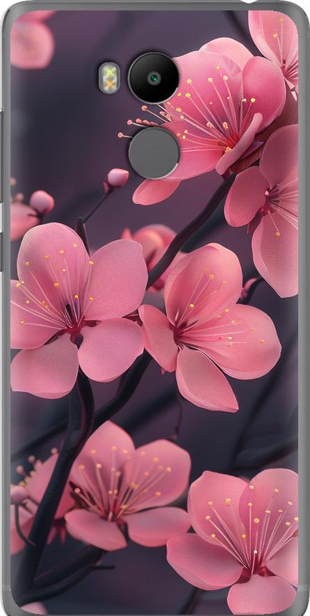Чехол на Xiaomi Redmi 4 Prime Пурпурная сакура (6075u-437-42517)