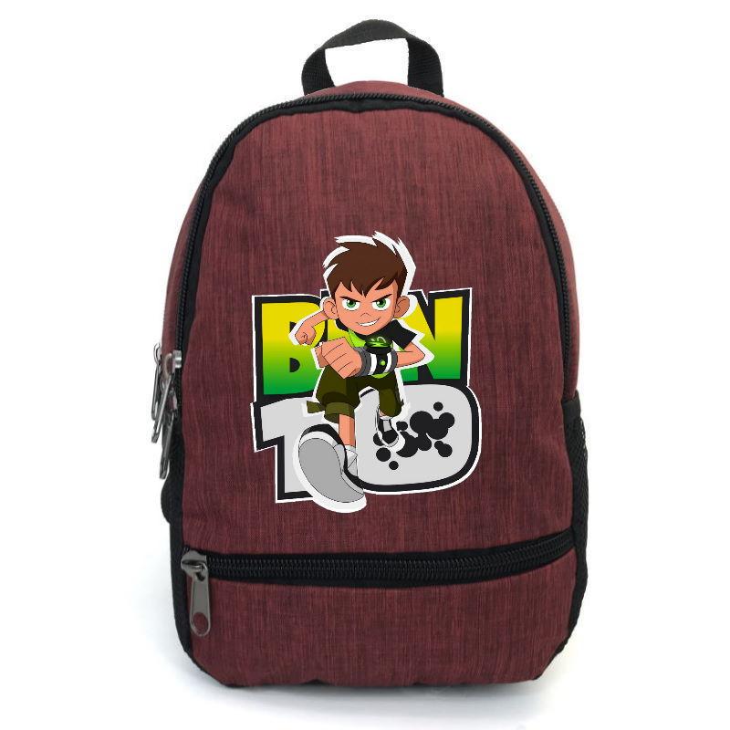 Школьный рюкзак подростковый Cappucino Toys с принтом Ben 10 BTN 005 12,5 л Бордовый (1644581896)