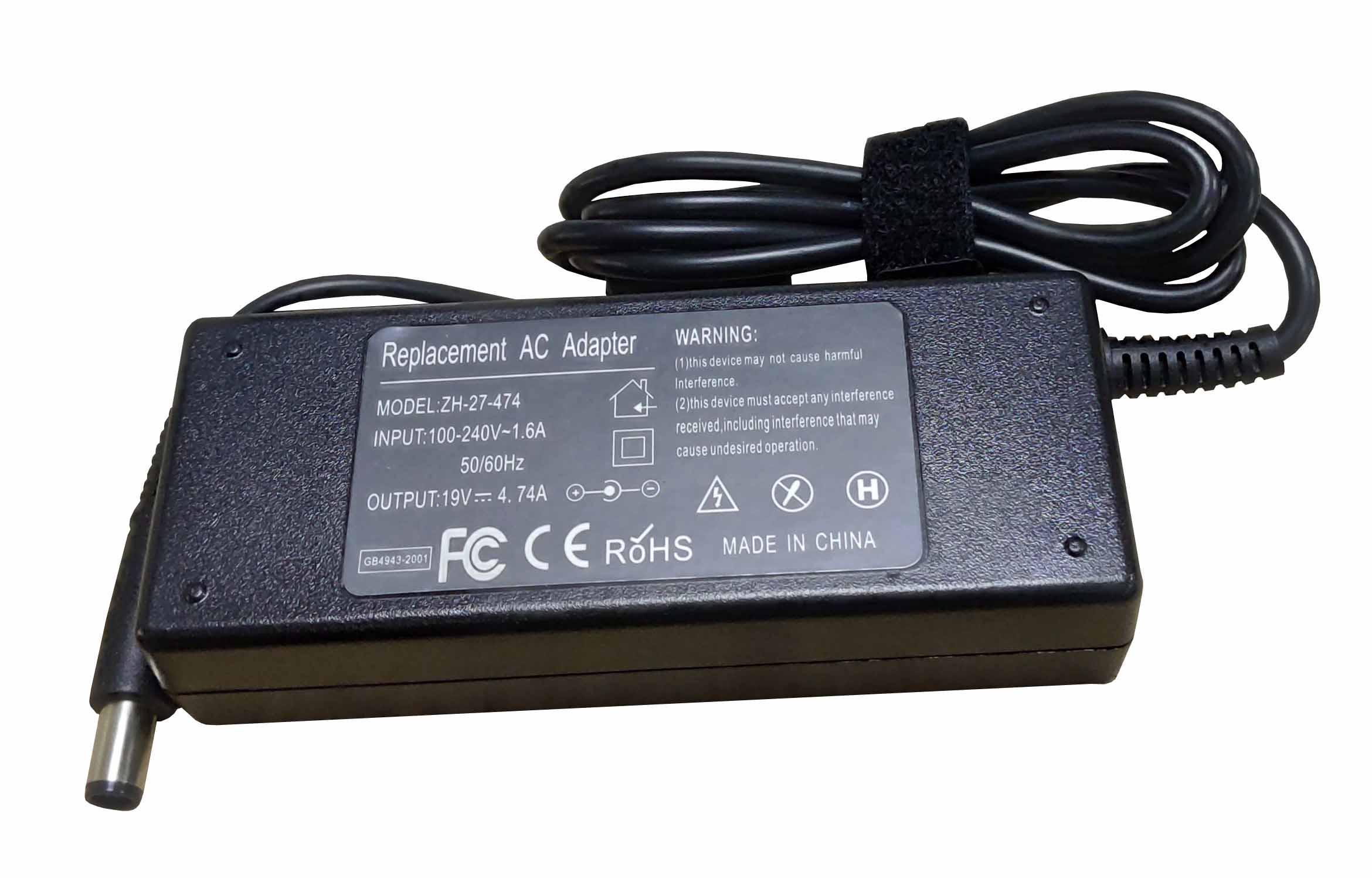 Блок питания для ноутбука HP 239428-002 90W 19V 4,74A 7,4x5,0 мм (019305)