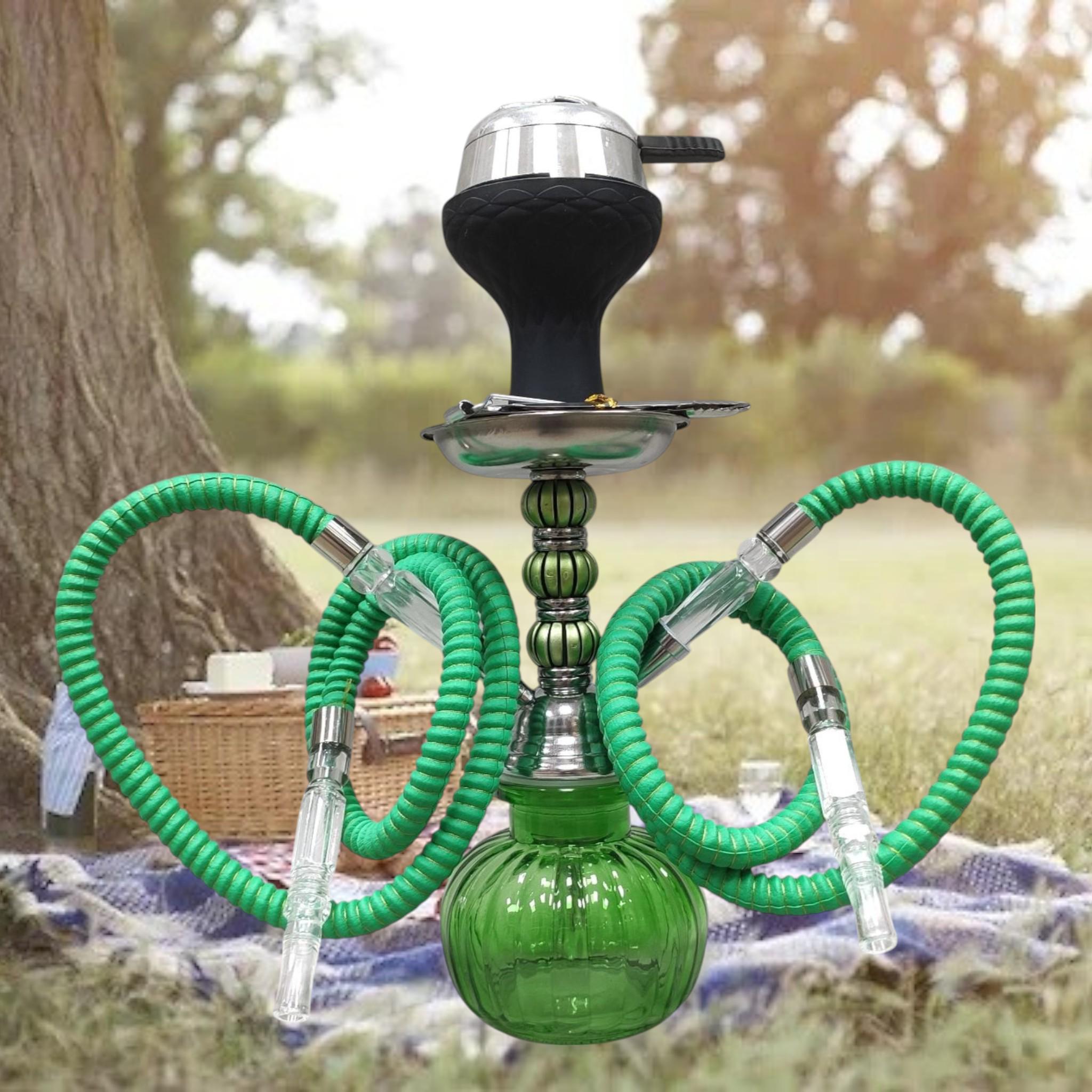 Кальян Hookah Sana Plus на 2 персоны 31 см Green (27308144)