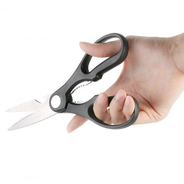 Набір ножів Smart Carbon Kitchen 6в1 із нержавіючої сталі Чорний (b7682a1f) - фото 4 Набір ножів Smart Carbon Kitchen 6в1 із нержавіючої сталі Чорний (b7682a1f) - фото 4