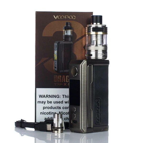 Электронная сигарета Voopoo Drag 3 177W with TPP-X Tank Kit Black (10239) - фото 7