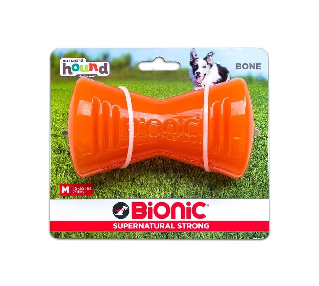 Игрушка для собак Bionic Bone кость большая Оранжевый (bc30094) - фото 3