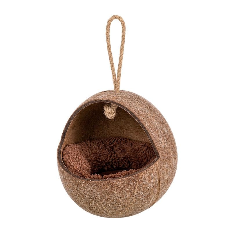 Гнездо из кокоса Lesko ZHN30700202 Кубильце для птиц и мелких грызунов Brown (34764239)