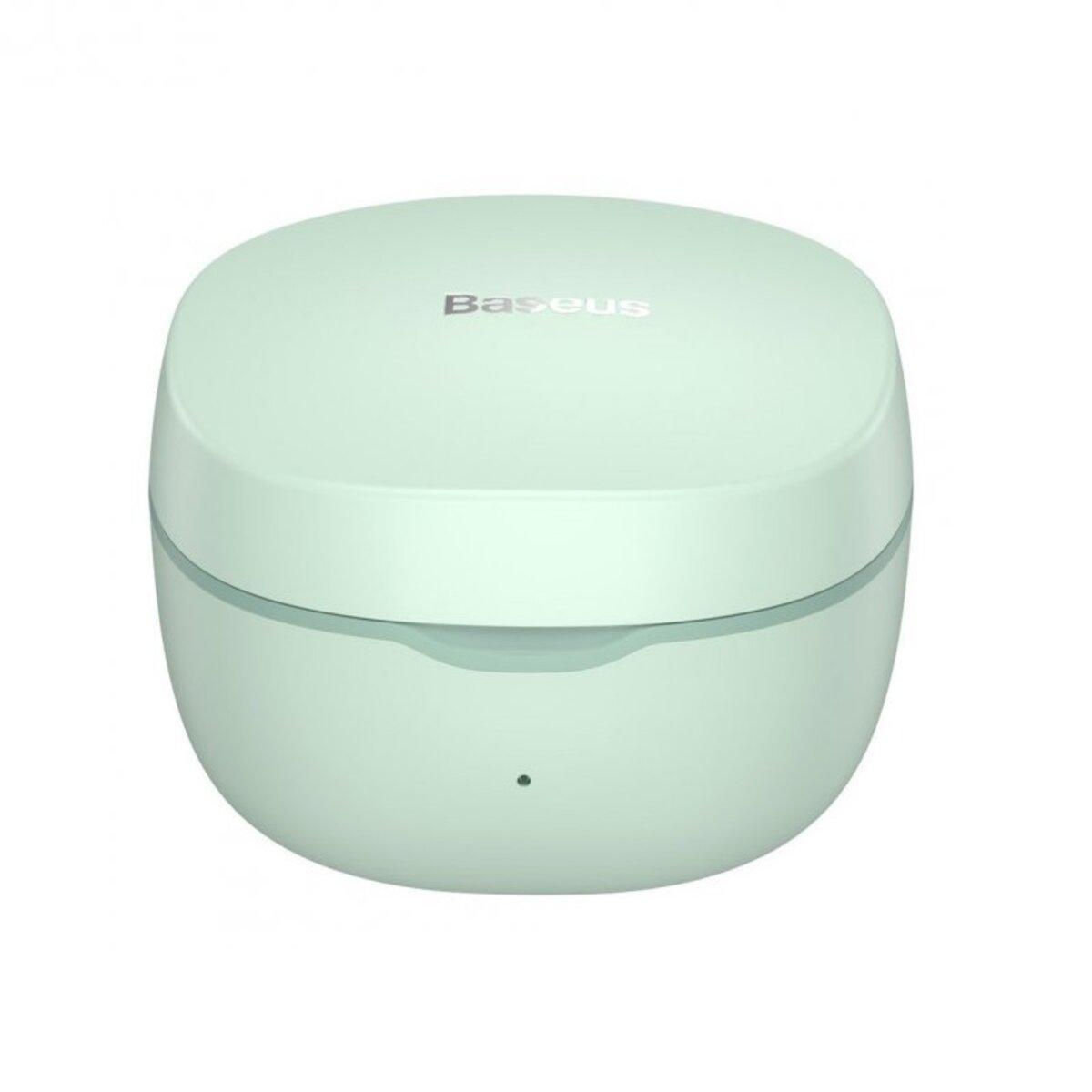 Навушники BASEUS Encok True Wireless Earphones WM01 Green - фото 5 Навушники BASEUS Encok True Wireless Earphones WM01 Green - фото 5
