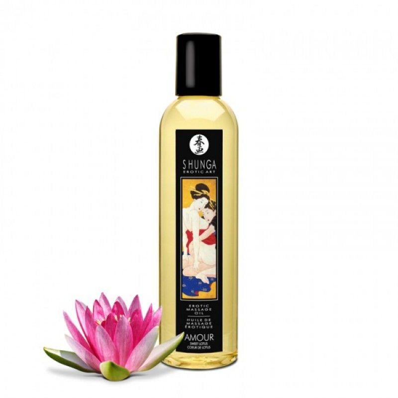Массажное масло Shunga Amour Sweet Lotus 250 мл
