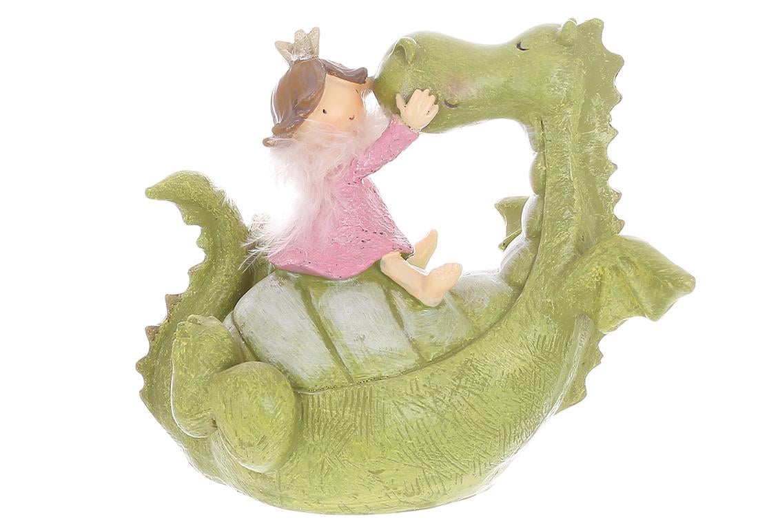 Декоративная статуэтка BonaDi Девочка с драконом (831-437)