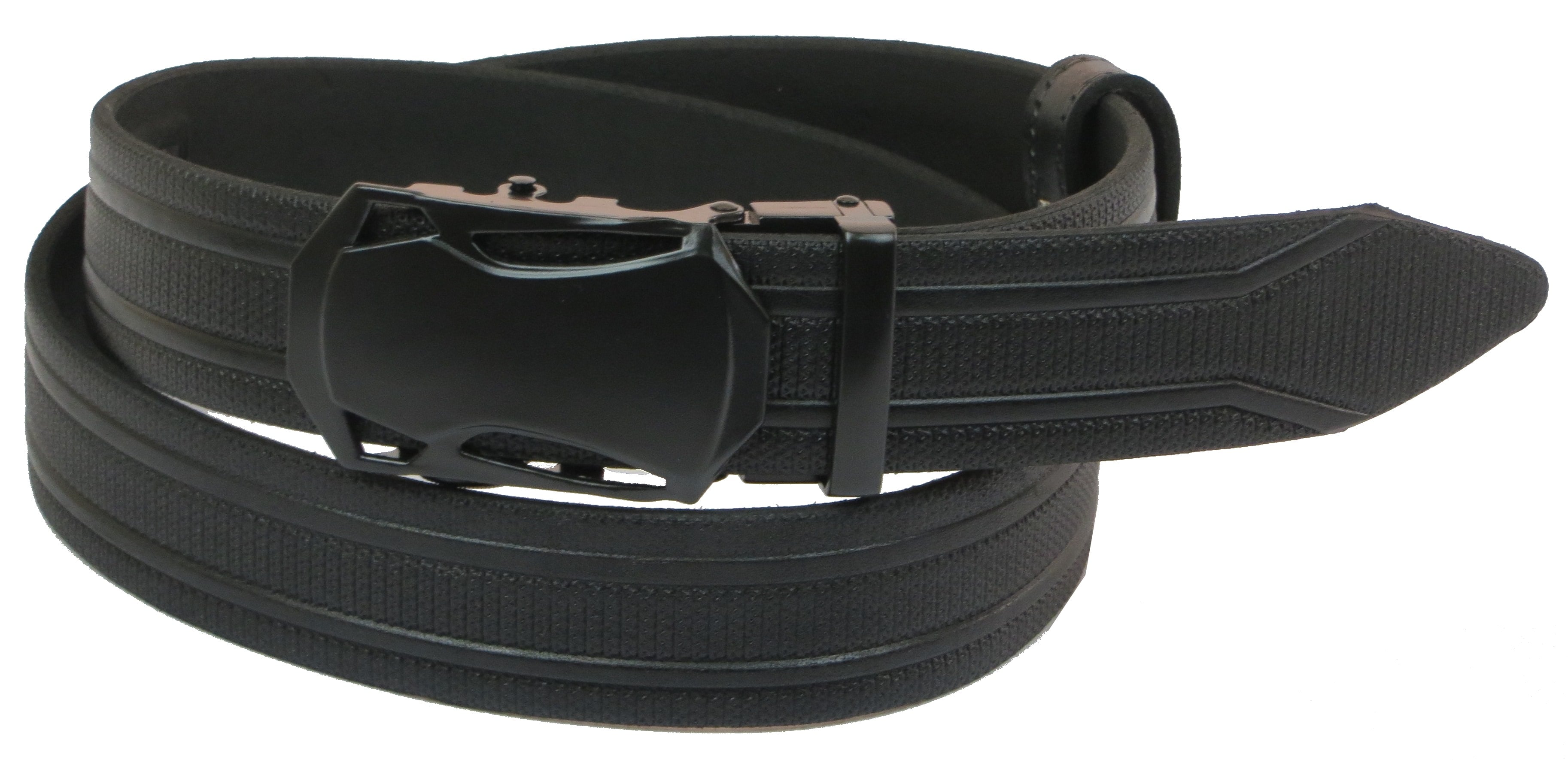 Ремень мужской Skipper кожаный Черный (1069-35)