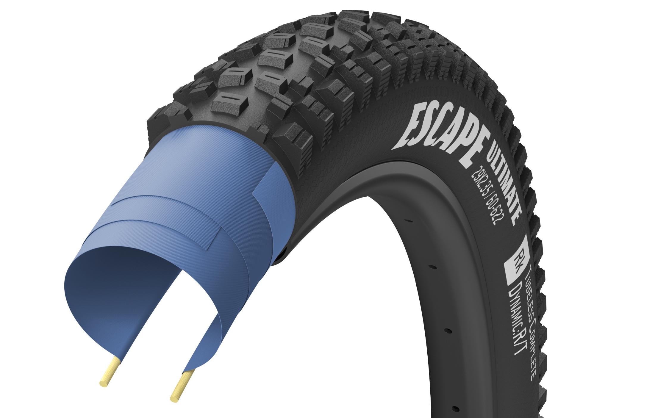 Покрышка велосипедная GoodYear ESCAPE Ultimate Tubeless Complete 27,5"x2,35"/60-584 Black (TIR-00-01)