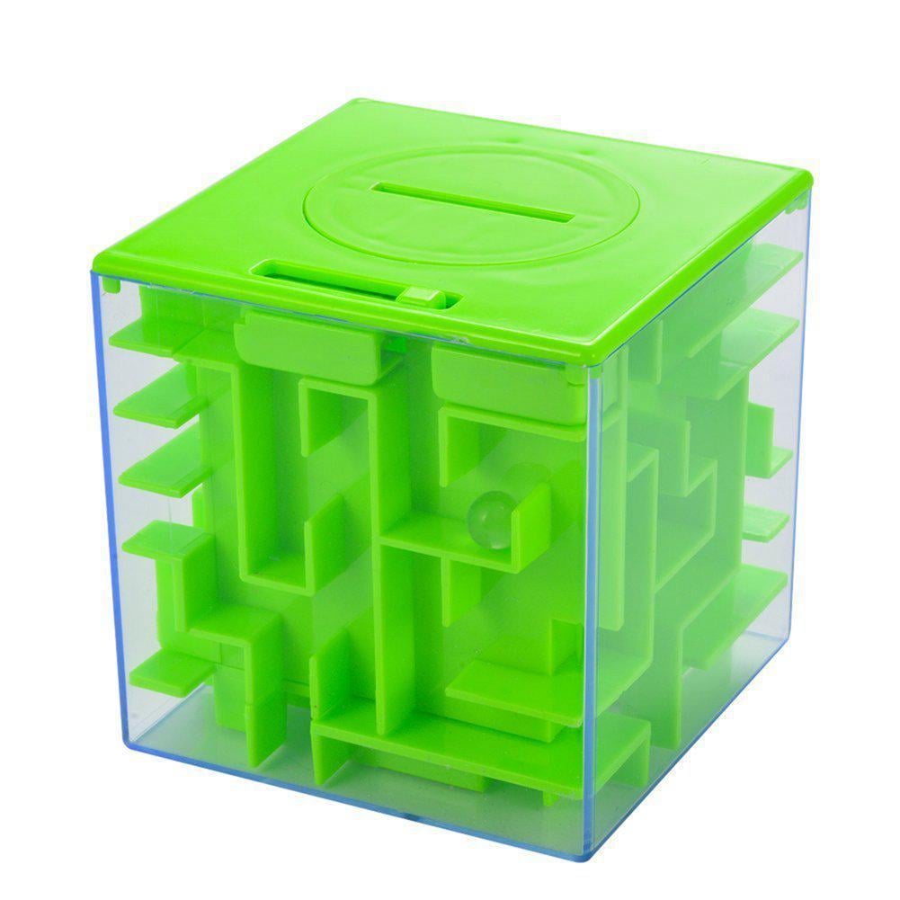 Розвиваюча іграшка SUNROZ Maze Money Box скарбничка куб-лабіринт 3D ігри 2в1 Зелений (SUN5678) Розвиваюча іграшка SUNROZ Maze Money Box скарбничка куб-лабіринт 3D ігри 2в1 Зелений (SUN5678)