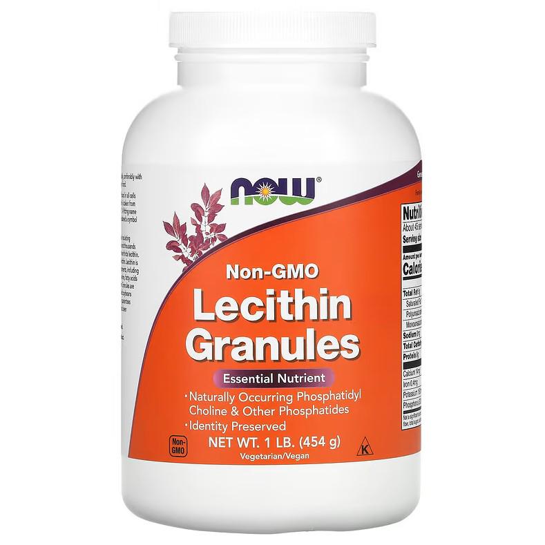 Натуральна добавка Now Foods Lecithin Granules 454 г