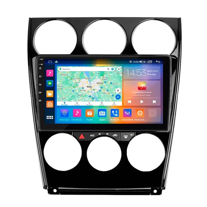 Магнитола штатная Lesko 9" для Mazda 6 I GG Restyling 2005-2008 2/32Gb Wi-Fi GPS Base