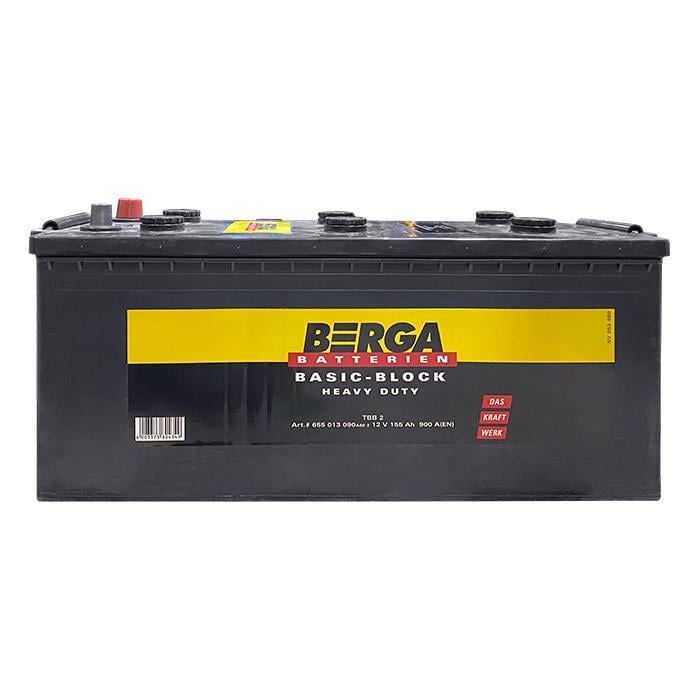 Аккумулятор автомобильный Berga Truck Power Block EN 655013090 6СТ-155Ah 900А (155888)