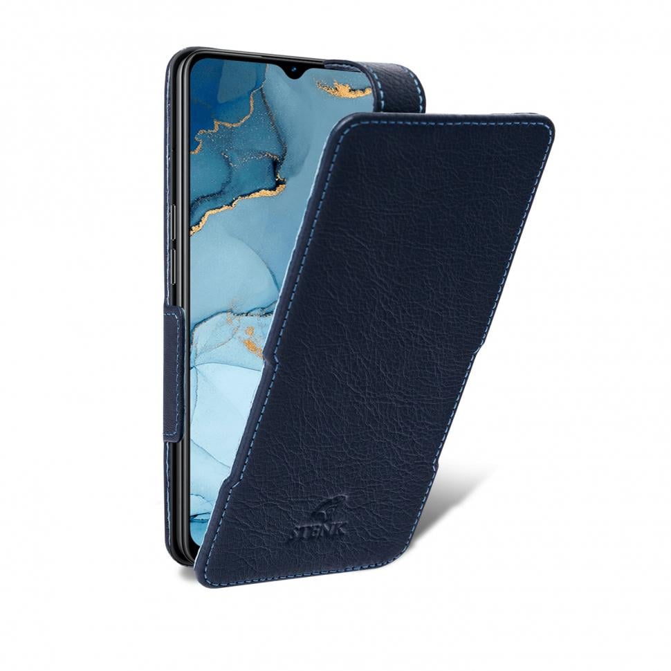 Чехол флип Stenk Prime для OPPO Reno3 Синий (65345)