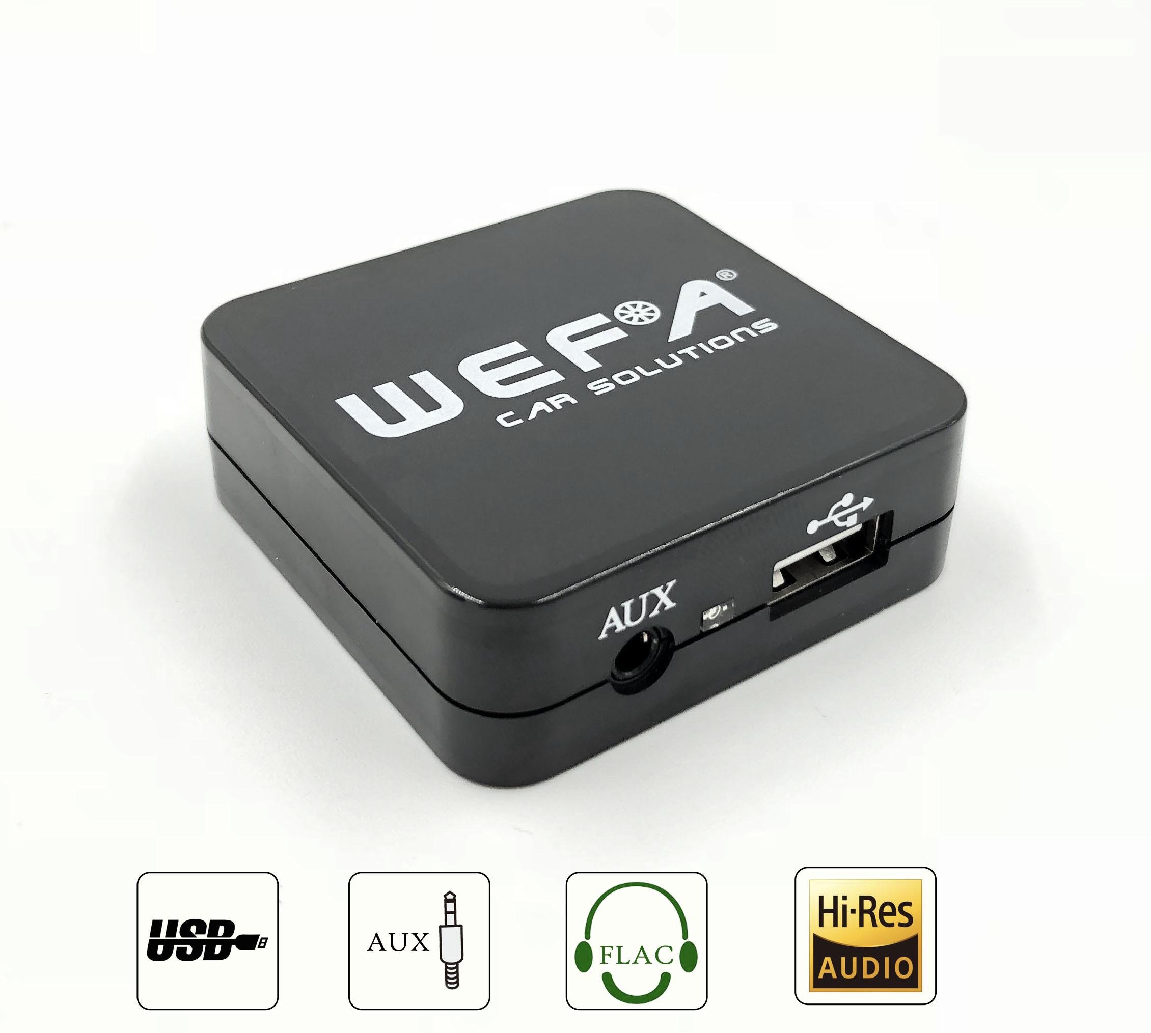 Автомобильный MP3 адаптер Wefa tech WF-605 MP3/USB/AUX для Honda 2.4 - фото 2