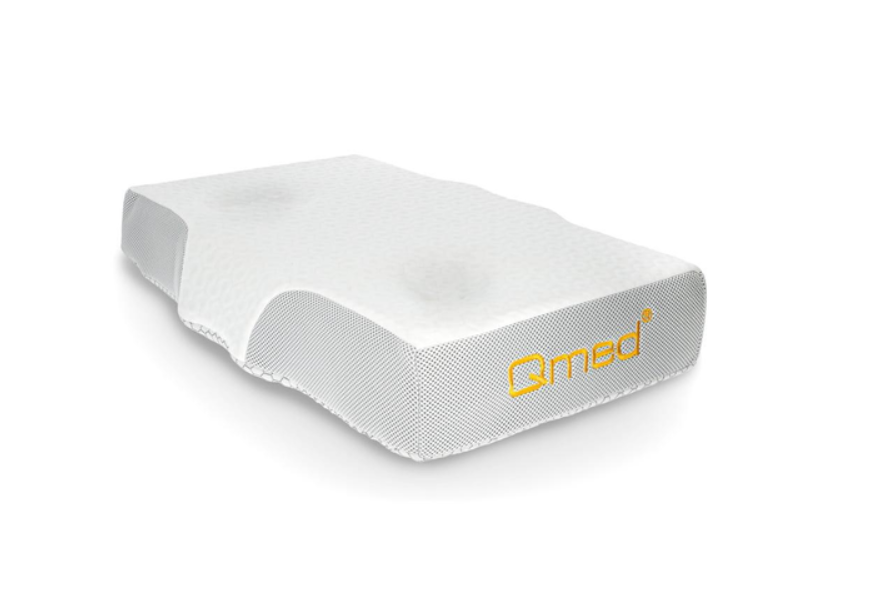 Подушка ортопедическая Qmed Safe&Glow Therapy Pillow Memory Foam 65x41 см Белый (29882478)
