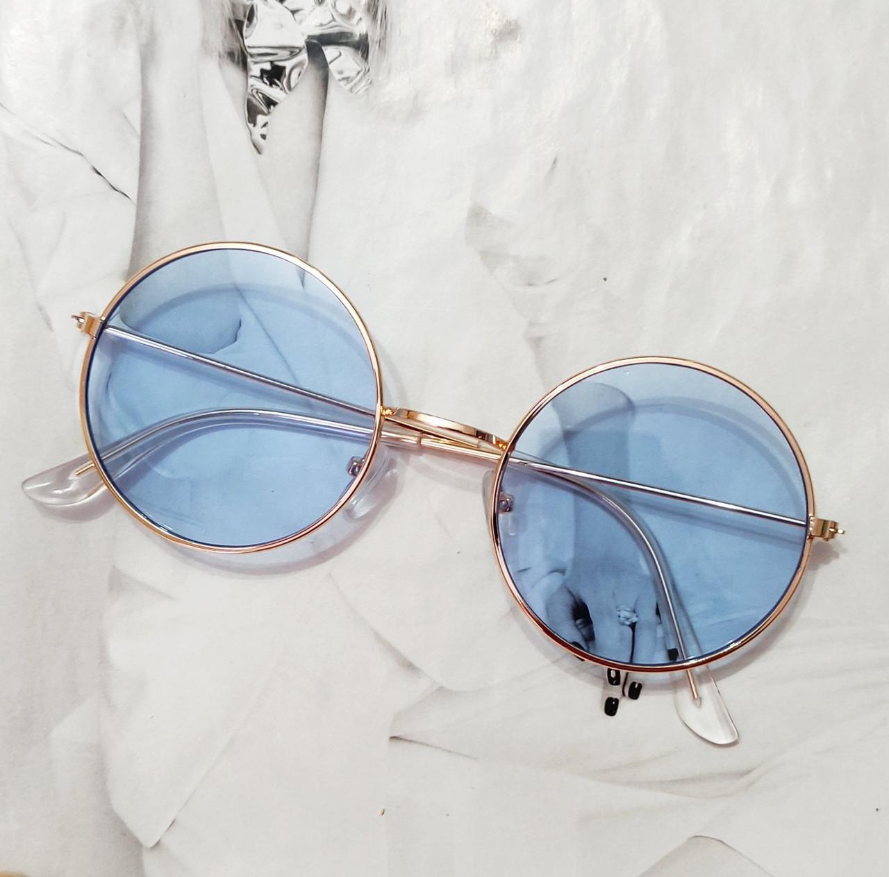 Очки круглые тишейды Голубой