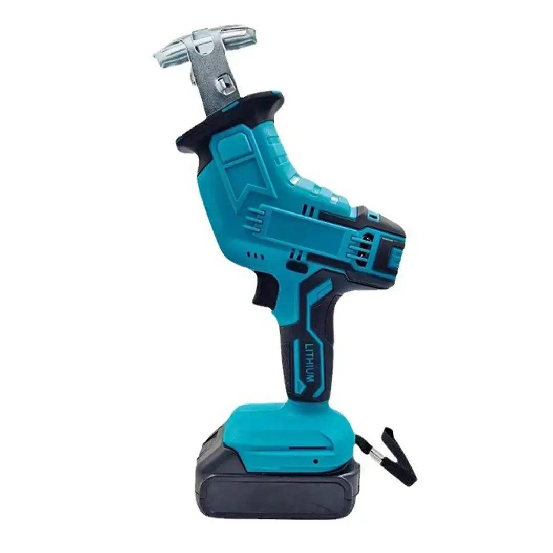 Сабельная пила в чехле LITHIUM 2 А/ч 48V плавная регулировка скорости и 2 аккумулятора с зарядным устройством (opt-103167)