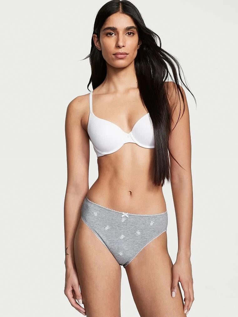 Трусики хлопковые Victoria's Secret Cotton Hiphugger Panty M Серый (26645384) Трусики хлопковые Victoria's Secret Cotton Hiphugger Panty M Серый (26645384)