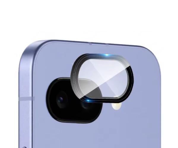 Захисне скло з рамкою CD Pattern для Google Pixel 9a на задню камеру Чорний