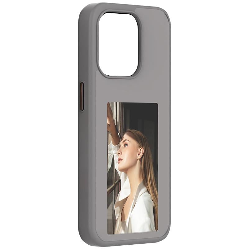 Противоударный TPU+PC чехол Ink Show 2.0 для Apple iPhone 14 (6.1") Grey