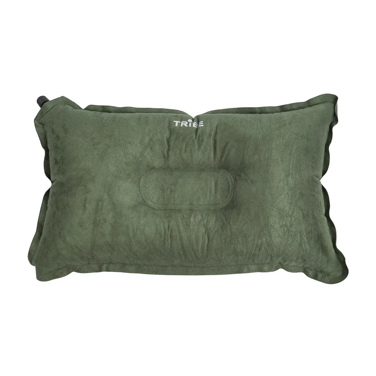 Самонадувающаяся туристическая подушка Tribe Comfort Pillow с PU-пеной и мягким покрытием Micro Suede 46х30 см (T-BD-0019-green)