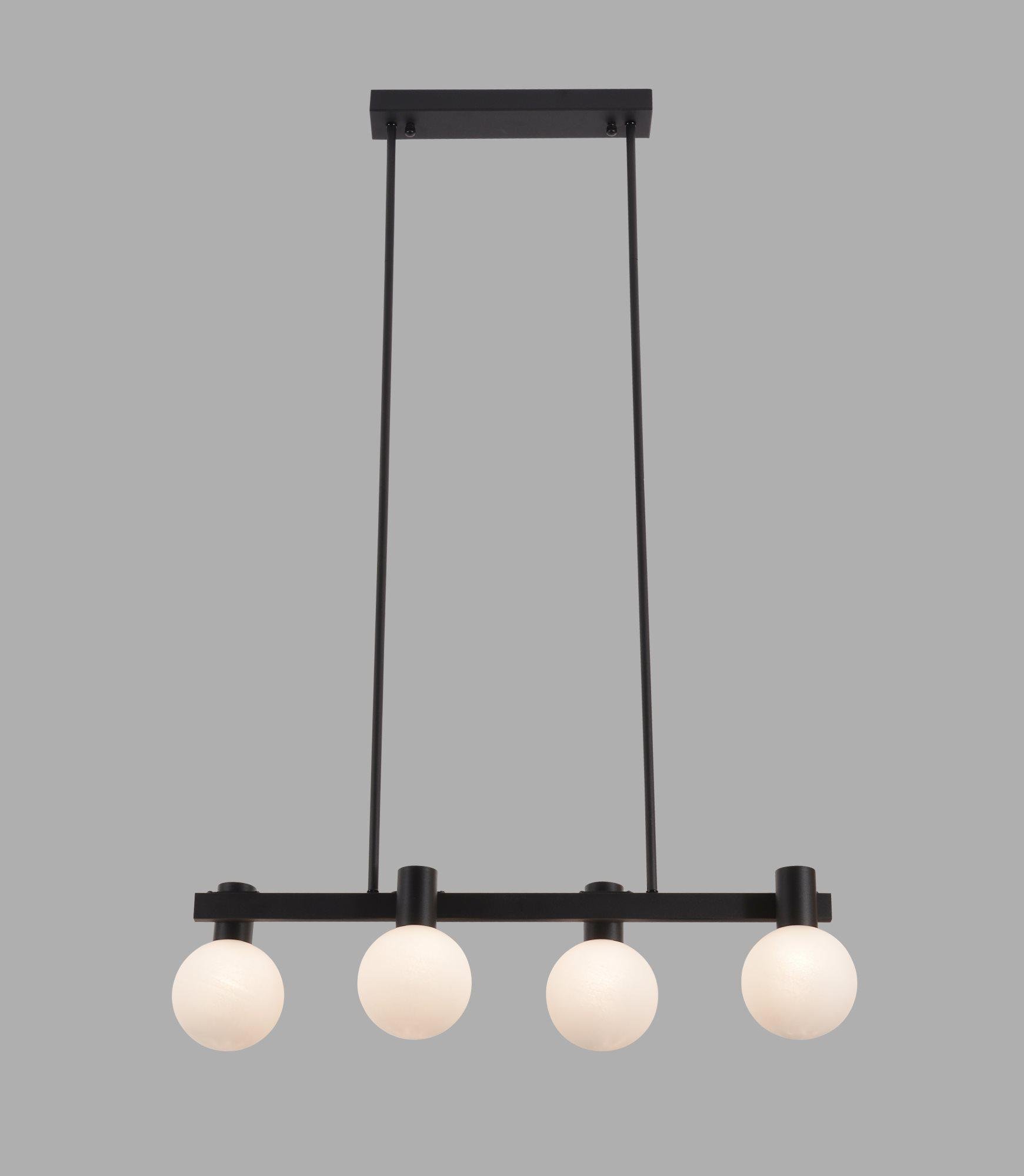 Люстра подвесная регулируемая Valeso BC84006-4 BK Черный