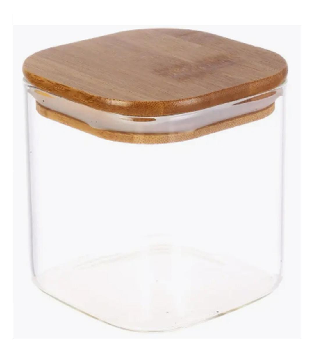 Ємність для сипучих продуктів Vittora VT-7308 з дерев'яною кришкою 800 мл (VT-7308) - фото 3 Ємність для сипучих продуктів Vittora VT-7308 з дерев'яною кришкою 800 мл (VT-7308) - фото 3
