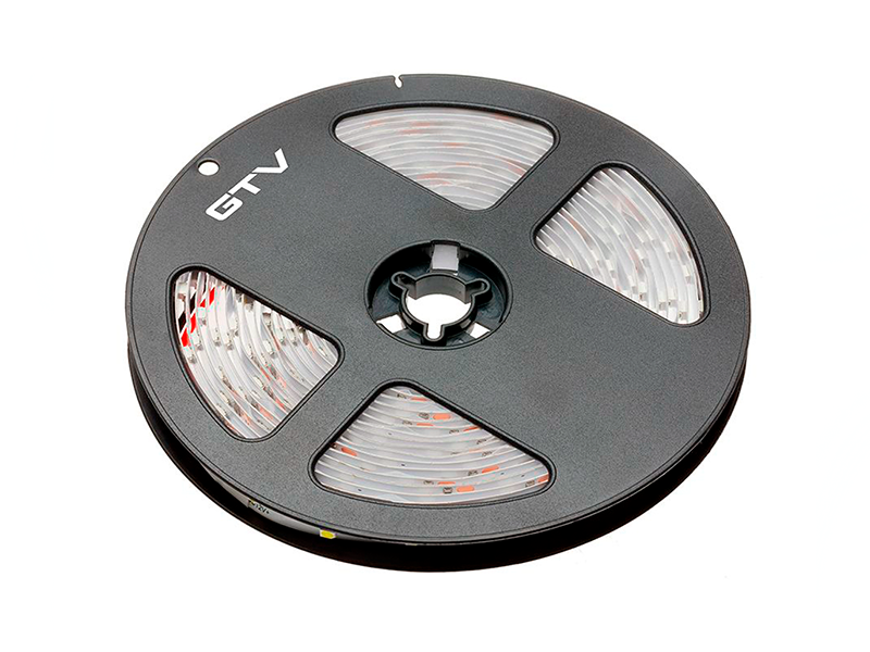 Светодиодная лента GTV FLASH 1 м SMD2835 60 LED 12В IP20 холодный белый (5850)