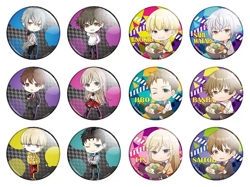 Набор значков Аниме Hakata Tonkotsu Ramens 12 шт. (NZN00385)