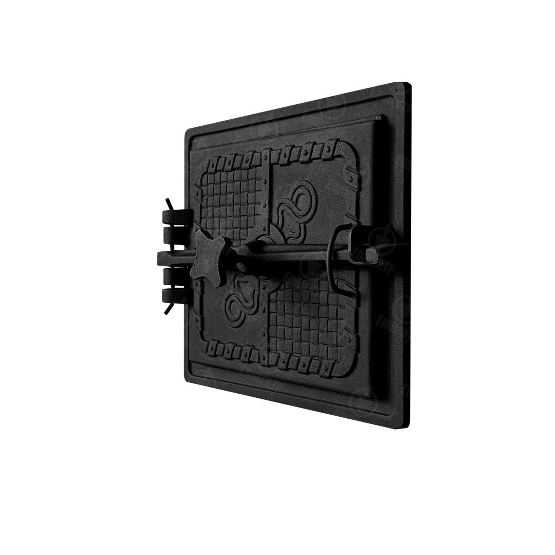 Дверцята чавунні для печі Поліська 335х290 мм - фото 2 Дверцята чавунні для печі Поліська 335х290 мм - фото 2