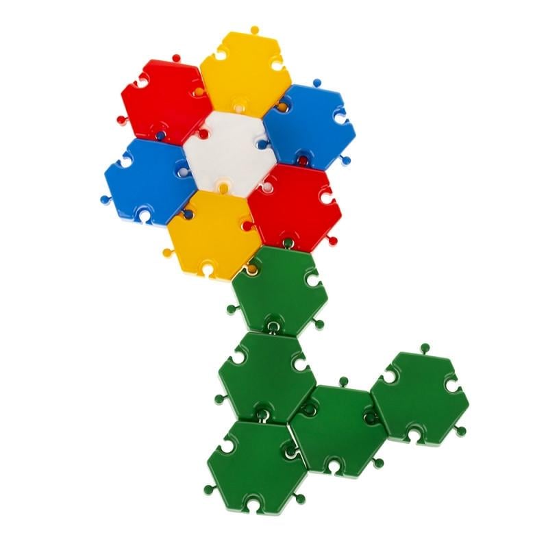 Дитяча мозаїка-пазл Colorplast №3 1-144 Ø 60 мм 40 дет. (RLT14557)