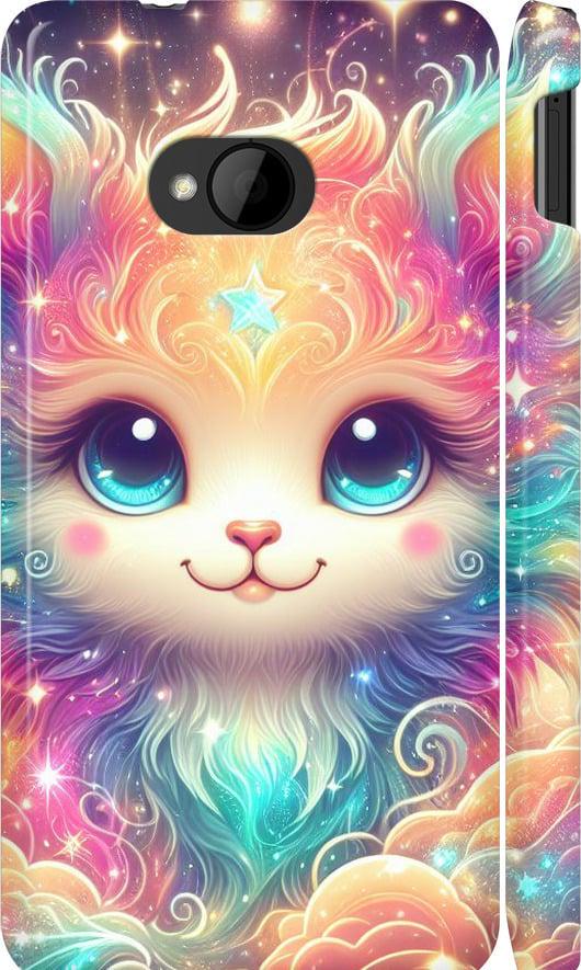 Чехол на HTC One M7 Сказочный котенок (5813c-36-42517)